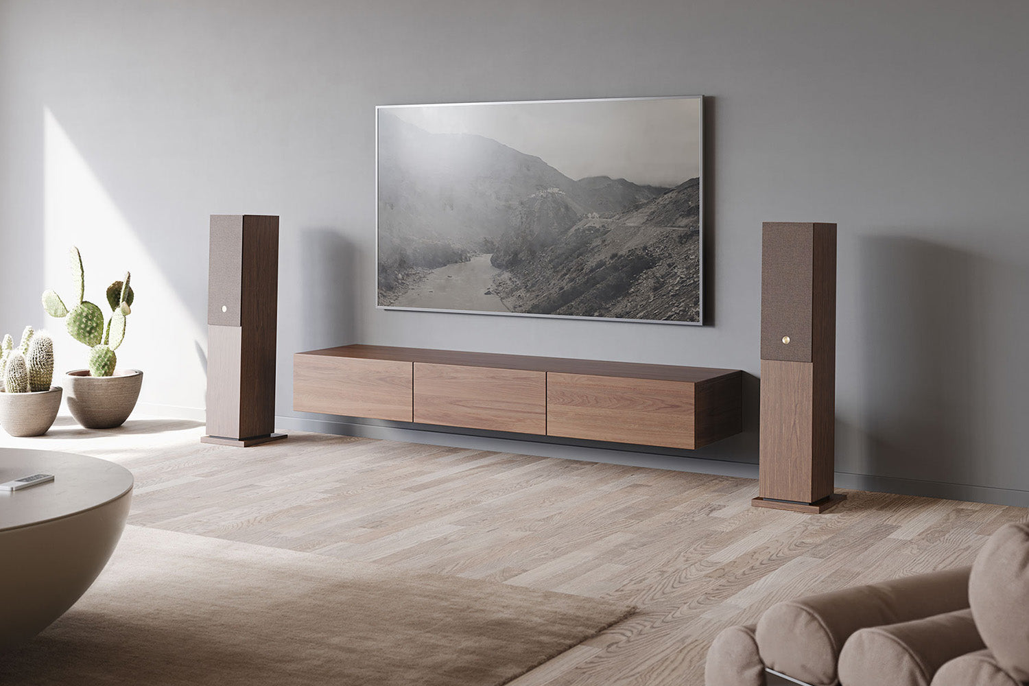 Audio Pro A48 W Walnoot