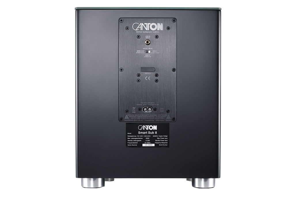 Canton Smart Sub 8 - Smart Actieve Subwoofer - Zwart – Stengo.nl