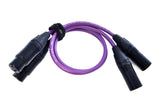 Melodika XLR kabels Paars - 50 cm