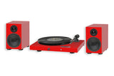 Pro-Ject Jukebox E1 + Speaker Box 5 Set Rood